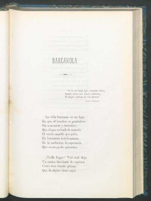 Barcarola