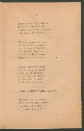 Una carta para María