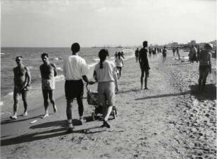 Der Strand von Milano Marittima gleicht einer Promenade