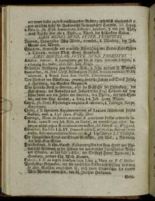 Libri Medici Nund. Futur. Prodituri.