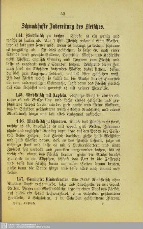 Schmackhafte Zubereitung des Fleisches