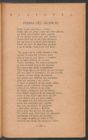 Poema del silencio