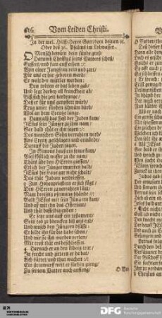 Vom Leiden Christi
