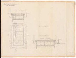 Umbau des Preußischen Herrenhauses zum »Preußenhaus«, Berlin: Plankammer: Grundriss, Schnitte 1:100