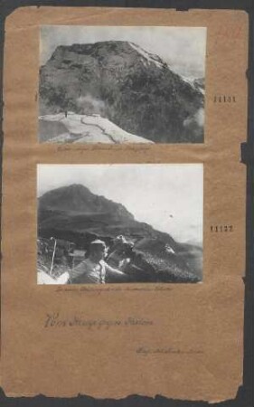 Österr.-ungar. Feldwache im Hochgebirge