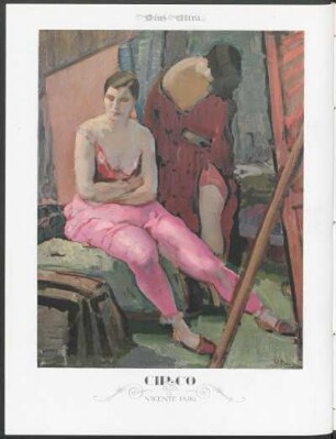 "Circo", óleo