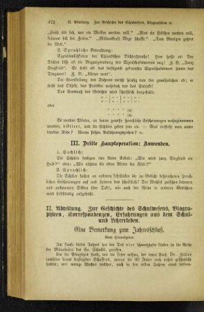 ¬Eine¬ Bemerkung zum Jahresschluß