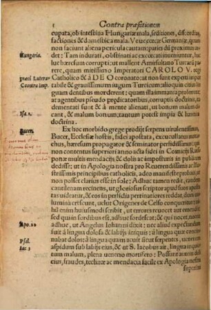 Replica Io. Eckii aduersus scripta secunda Buceri apostatae super actis Ratisponae : Accusatur contumatia Buceri nihil respondentis ad obiecta in Apologia