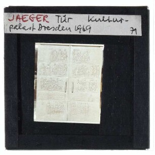 Jäger, Tür Kulturpalast Dresden
