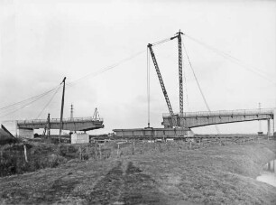 Bau neue Brücke bei Verden/Aller