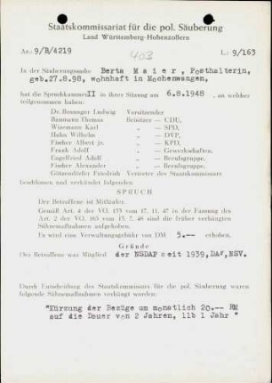 Maier, Berta