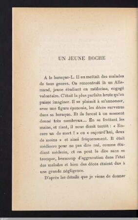 Un jeune boche