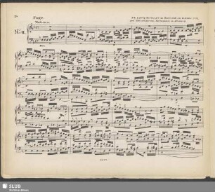 No.11.: Fuga F-Dur / J.L. Krebs