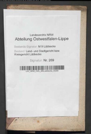 Erblasser: Bremer, Christoph Friedrich Wilhelm: