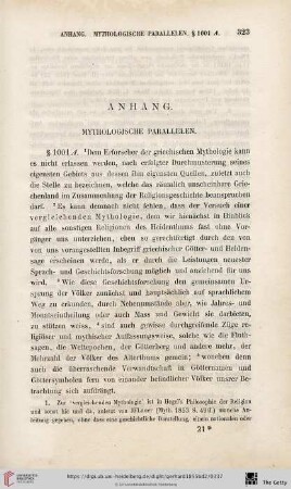 Anhang: Mythologische Parallelen