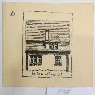 [Wohnhaus mit Mansarde]