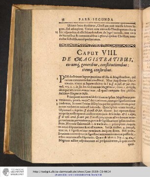 Pars Secunda. Caput VIII.