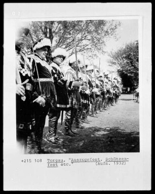 Torgau, Auszugsfest, Schützenfest etc.