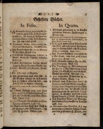 1-7, Geheftete Bücher.