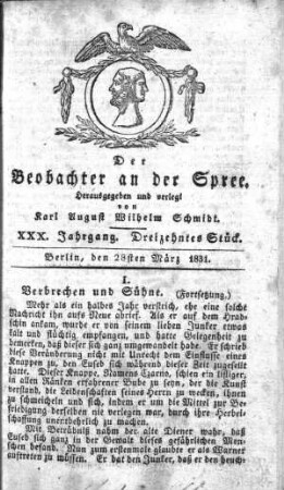13. Stueck, 28. Maerz 1831