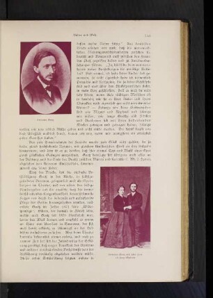 Hermann Goetz und seine Frau als junge Eheleute