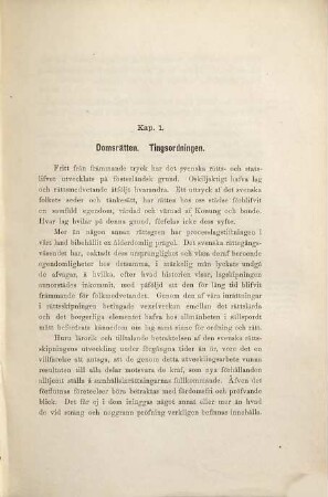 Öfversigt af den Svenska processens historia
