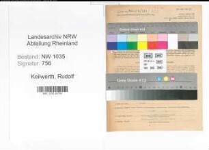 Entnazifizierung Rudolf Keilwerth , geb. 27.01.1902 (Betriebsfuehrer)