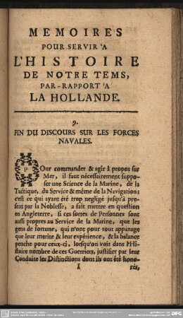 9. Fin Du Discours Sur Les Forces Navales