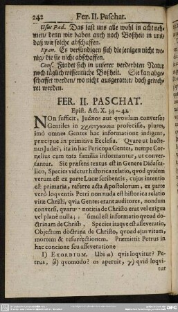 Fer. II. Paschat. Epist. Act. X. 34-41