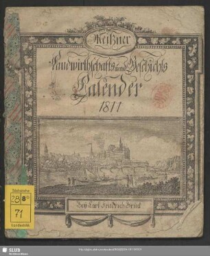 1811: Meißner Landwirthschafts- und Geschichts-Calender