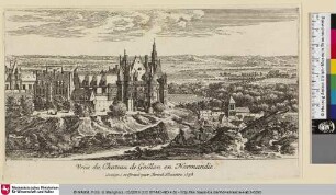 Veüe du Chateau de Gaillon en Normandie