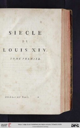 Siècle de Louis XIV