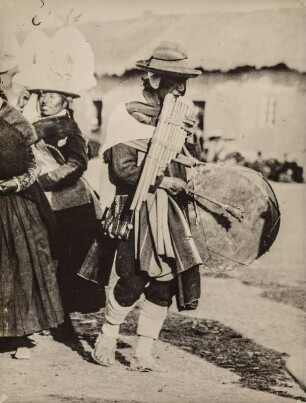 Musikant der Aymara (Sammlung Richard Wegner 1869/1931)