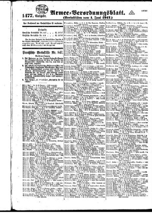 1477.Ausgabe. Freitag, 1. Juni 1917