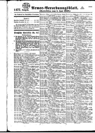 1477.Ausgabe. Freitag, 1. Juni 1917