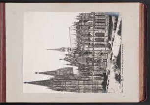 Fotoalbum aus dem Nachlass von Will Heraucourt : Albumseite 5 mit einer Fotografie (Kölner Dom)