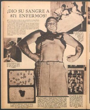 ¡Dio su sangre a 871 enfermos!