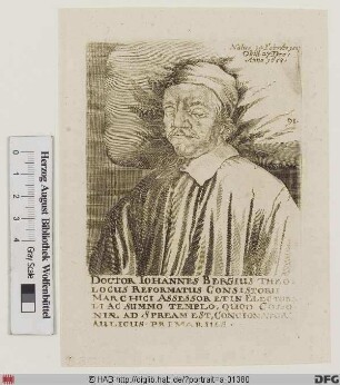 Bildnis Johann (Peter) Bergius