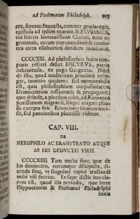Caput VIII. - XI.