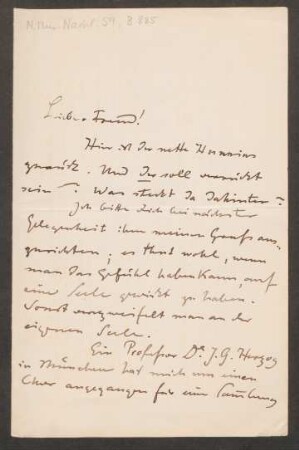 Brief an Friedrich Spitta : 01.11.1896