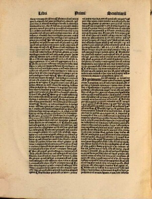 Primum scriptum sententiarum