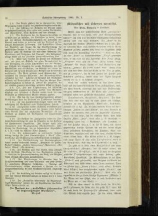 Altdeutsches mit Scherzen vermischt