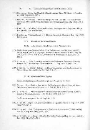 XI.2.b Wissenschaftliche Vereine