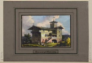 Das Gasthaus auf dem Großen Winterberg in der Sächsischen Schweiz