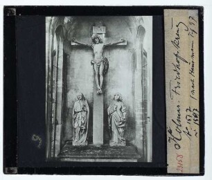 Colmar, Friedhof, Kreuzigungsgruppe