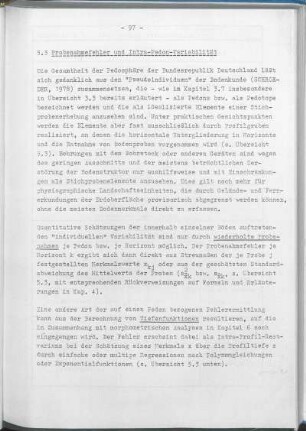 5.3 Probenahmefehler und Intra-Pedon-Variabilität