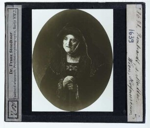 Rembrandt, Die Prophetin Hannah (früher Bildnis der Mutter) (Wien KHM GG_408)