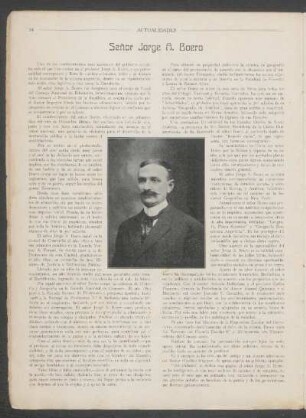 Señor Jorge A. Boero