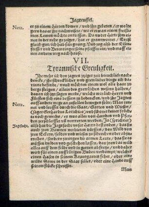 VII. Tyrannische Greuligkeit.
