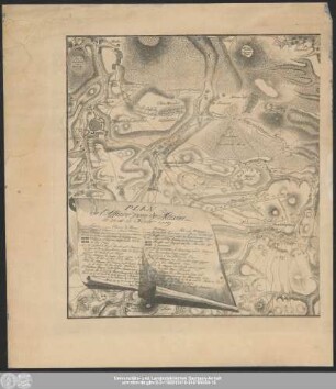 Plan de l'Affaire pres de Maxen le 20. et 21 Novbr. 1759